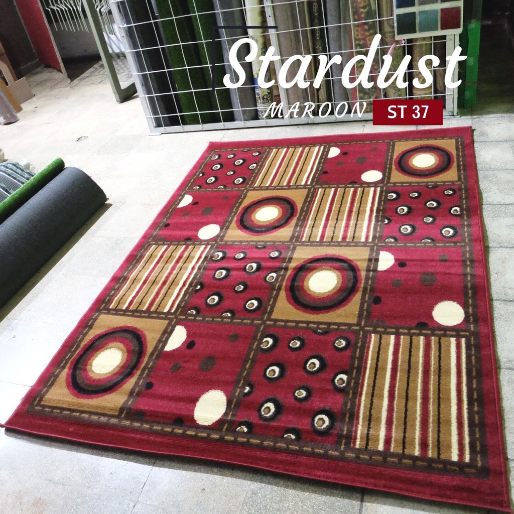 STARDUST Karpet Lantai 155x210 ST37 Maroon