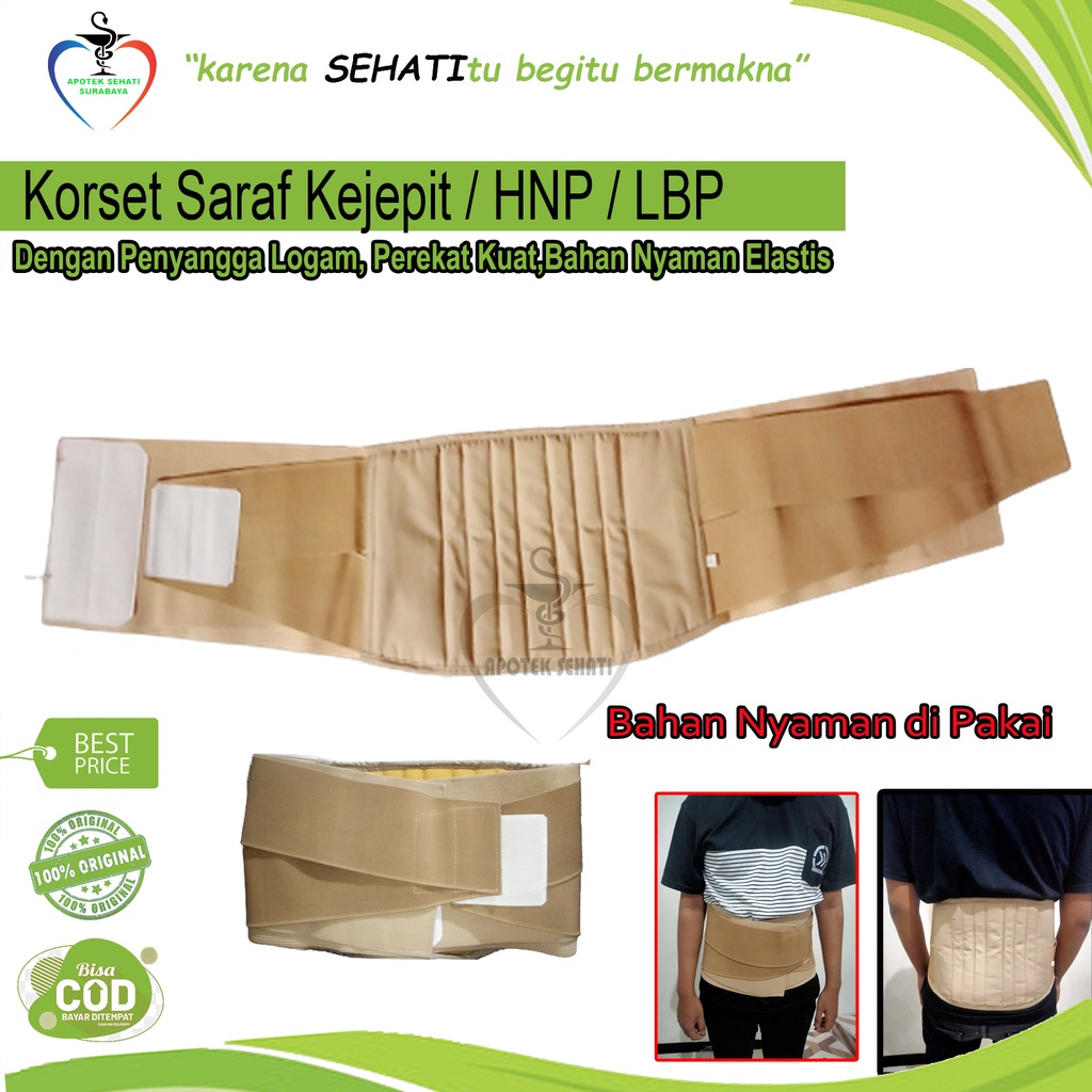 TERBUKTI KORSET HNP LUMBAL SARAF KEJEPIT SAKIT PUNGGUNG LBP