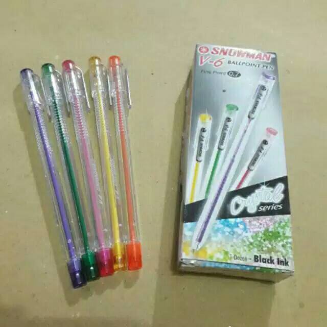 

Snowman ballpiont pen v -6