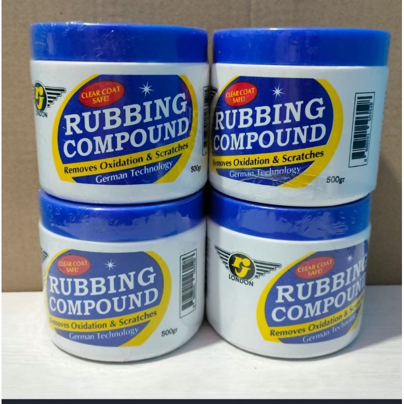 Compound kompon Pengkilap 500 gr Menghilangkan Goresan Baret Pengkilat bodi dan Oksidasi Rubbing Compound Polisher Compon RJ London 500gr Ukuran Besar German technologi pengkilap body