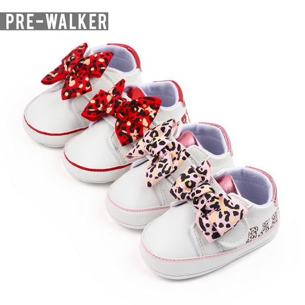 Sepatu Bayi Perempuan Prewalker Baby Shoes Motif Pita Besar S1242