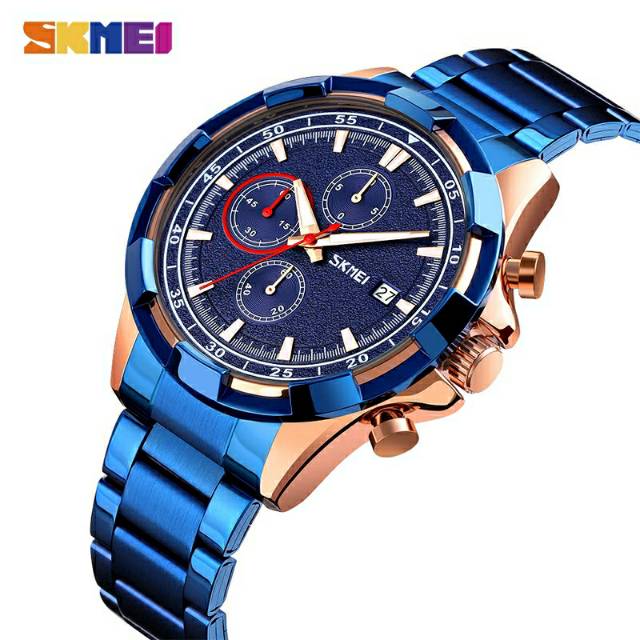 Jam SKMEI 9192 original chronograph bergaransi free carton box