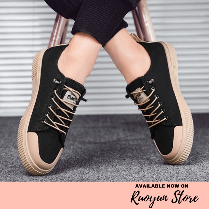 RYX - Sandy Tan Sepatu Sneakers Fashion Pria Casual (NO BOX) - Ori Import