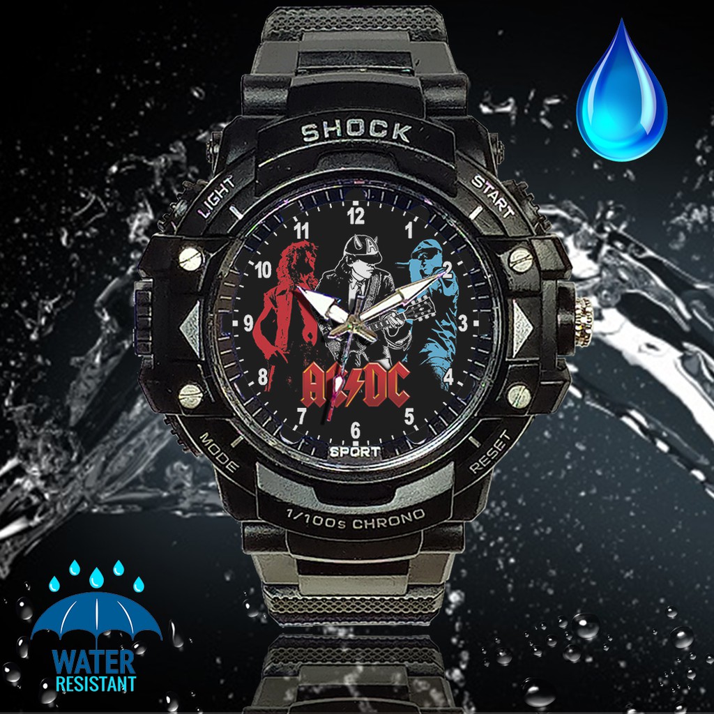 (JOS GANDOS BOS) Jam Tangan  ACDC - 13 (Exclusive)