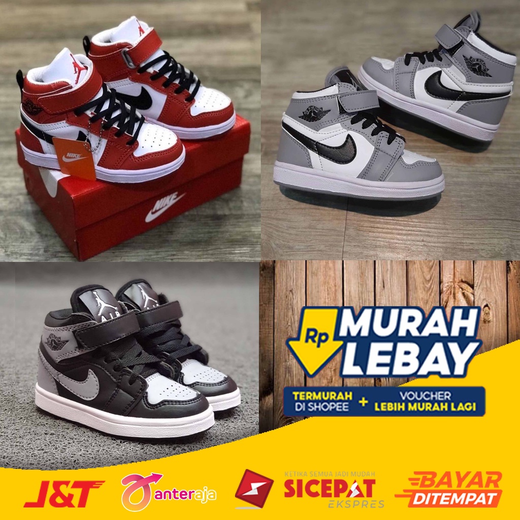 Sepatu Jordan Anak / Sepatu Anak Nike Air Jordan 1 High Import Quality / Sneakers Anak Jordan