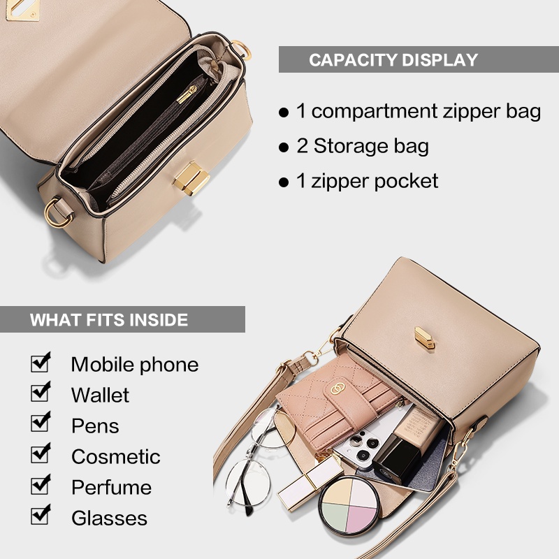 Bostanten Tas Selempang Wanita Fashion Handbag Sling Bag Shoulder Bag