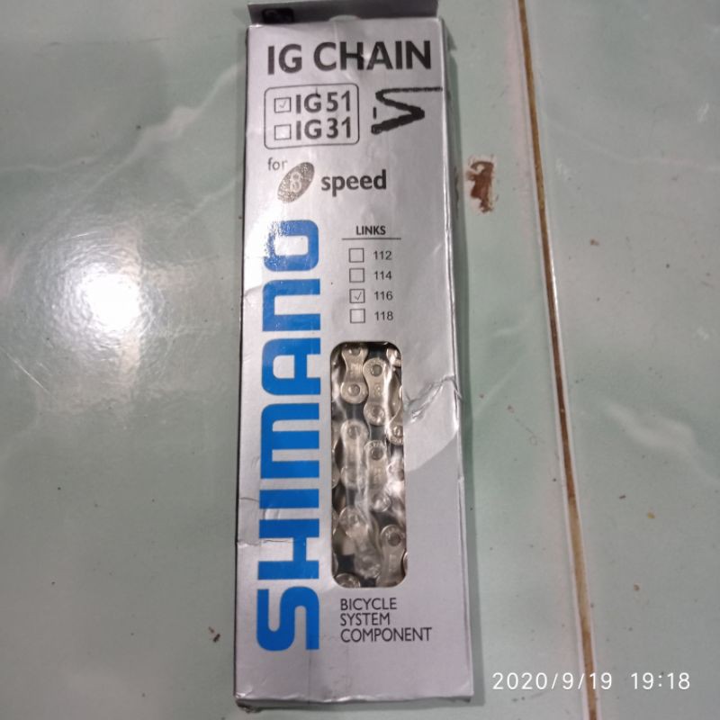 Rantai VG sports Gold - Rantai United Shimano Pacifik