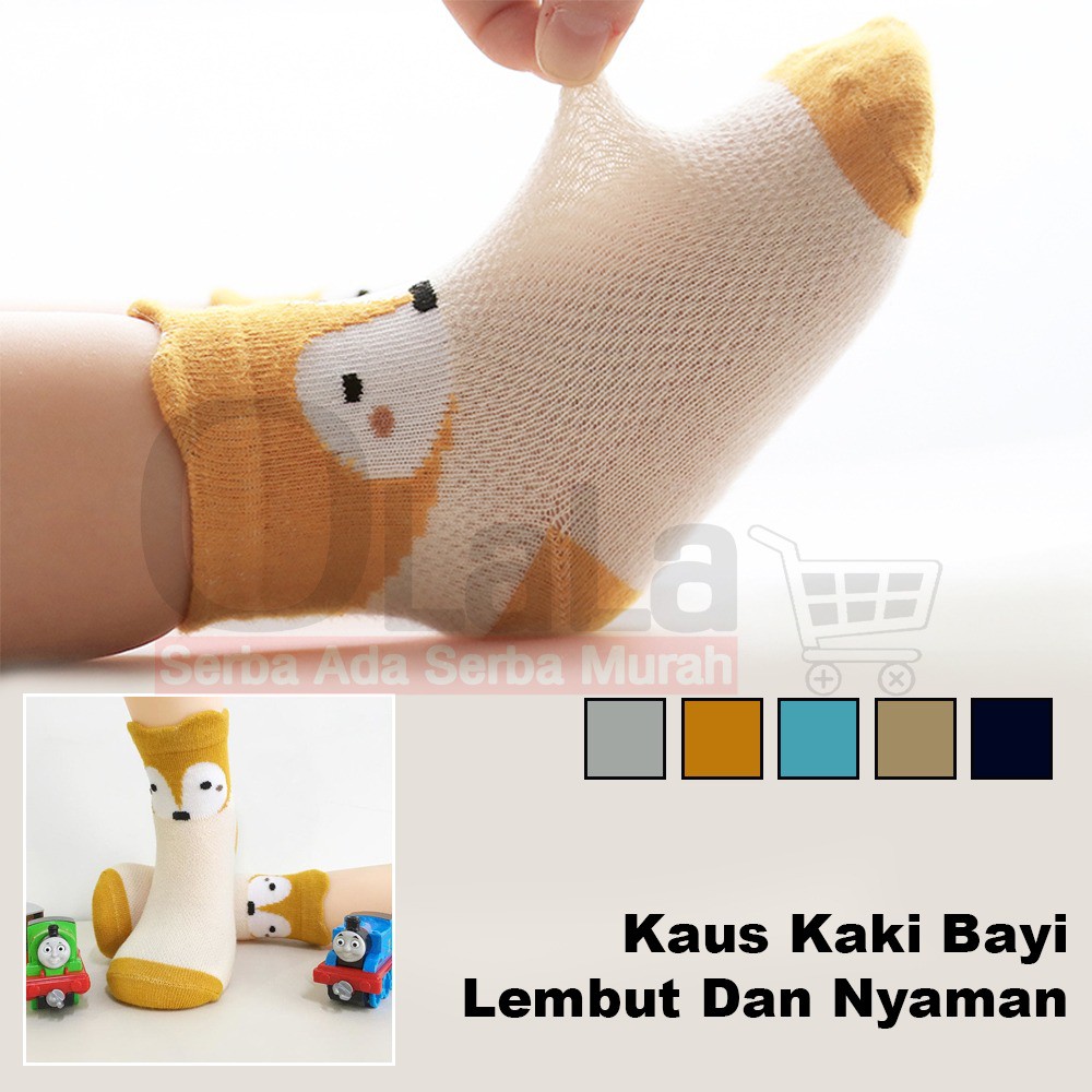 KAOS KAKI BAYI JARING 3D J00737 ISI 5PCS