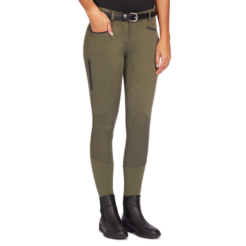 Celana Wanita Berkuda Dewasa Original Fouganza Jodhpur Fullgrip Silikon Nyaman Dipakai