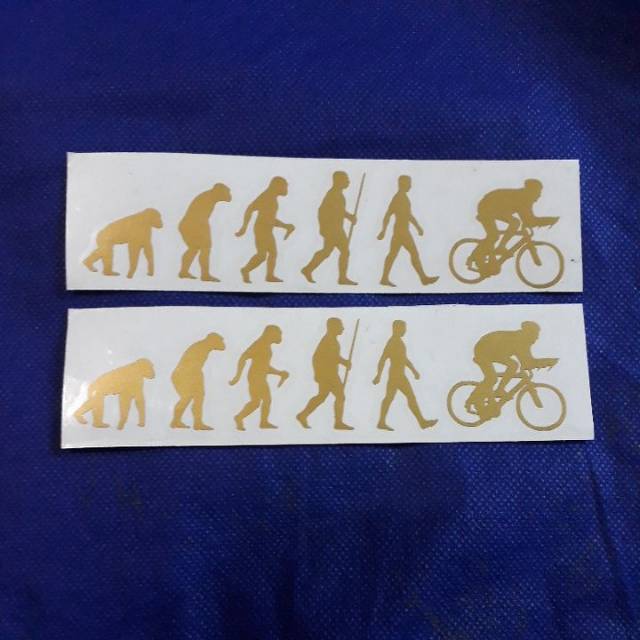 

stiker evolution human bike