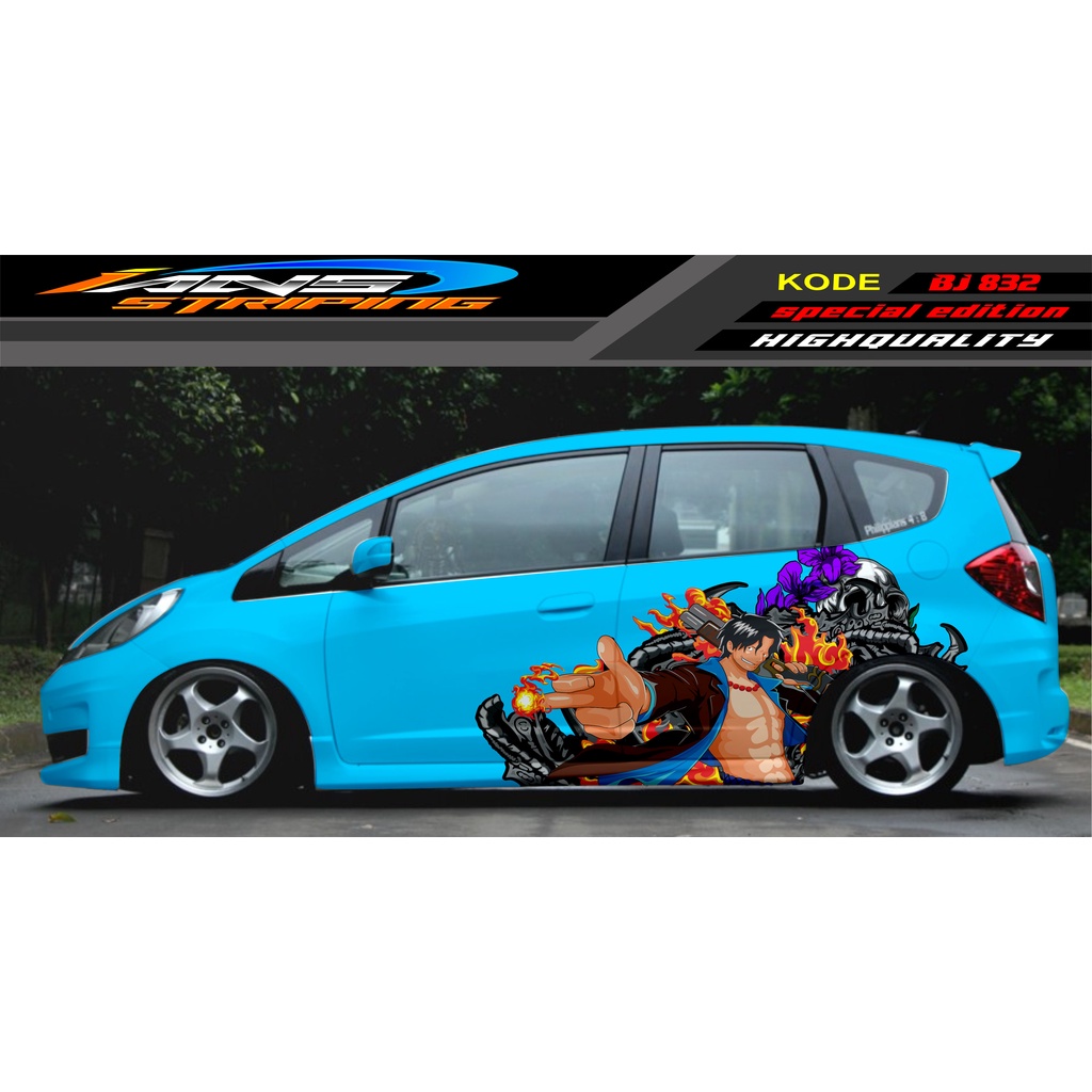 VARIASI STIKER MOBIL / SIGRA, YARIS, SWIFT / DECAL MOBIL / DECAL STICKER MOBIL ANIMASI