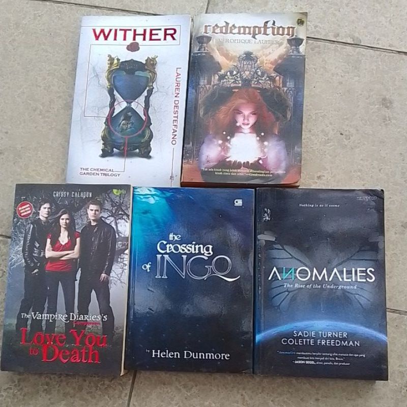 NOVEL FIKSI,FANTASI,NOVEL REMAJA,BEKAS, ORIGINAL