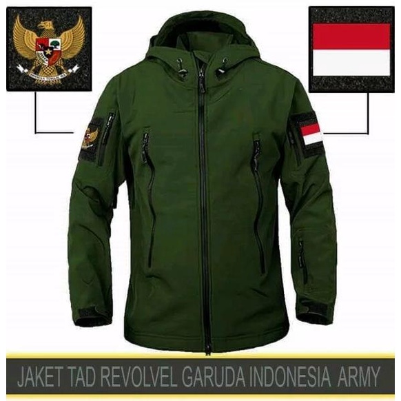 Jaket TAD / Jaket Outdoor / Jaket Bravo / Jaket Gunung / Jaket anti air-tahan air - Size M L XL XXL