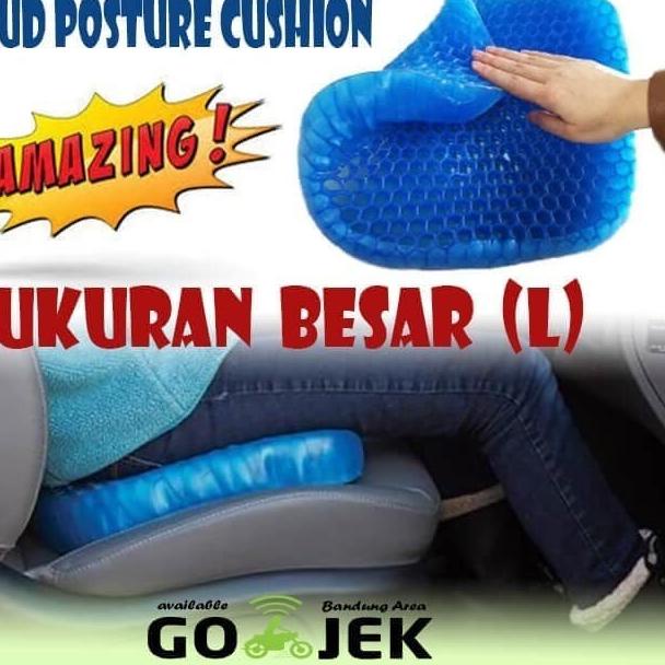 ◌ ORIGINAL Bantalan Alas Duduk Silikon Gel Posture ventilasi Egg Sitter ➫