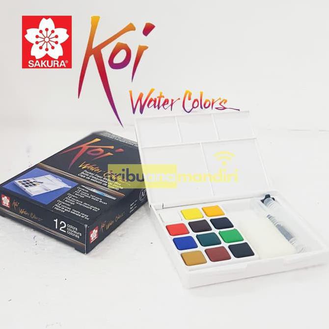 

Update! Sakura Koi Watercolor 12 Colors Set / Cat Air Sakura Koi 12 Warna Murah