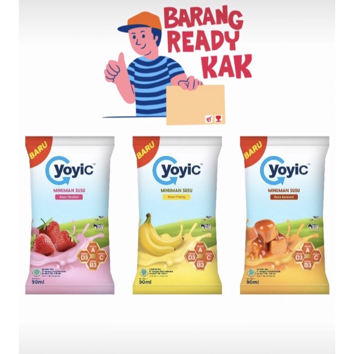 Susu Bantal Yoyic 90ml, ada 3 rasa