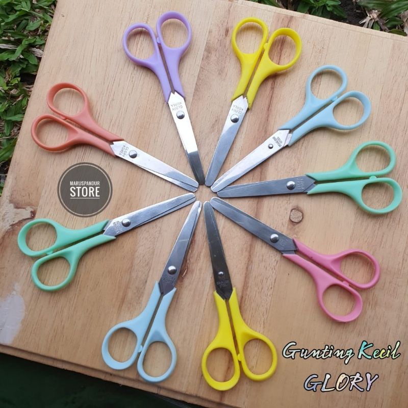 

Glory Gunting Kecil Ujung Tumpul/Gunting Anak Warna-Warni