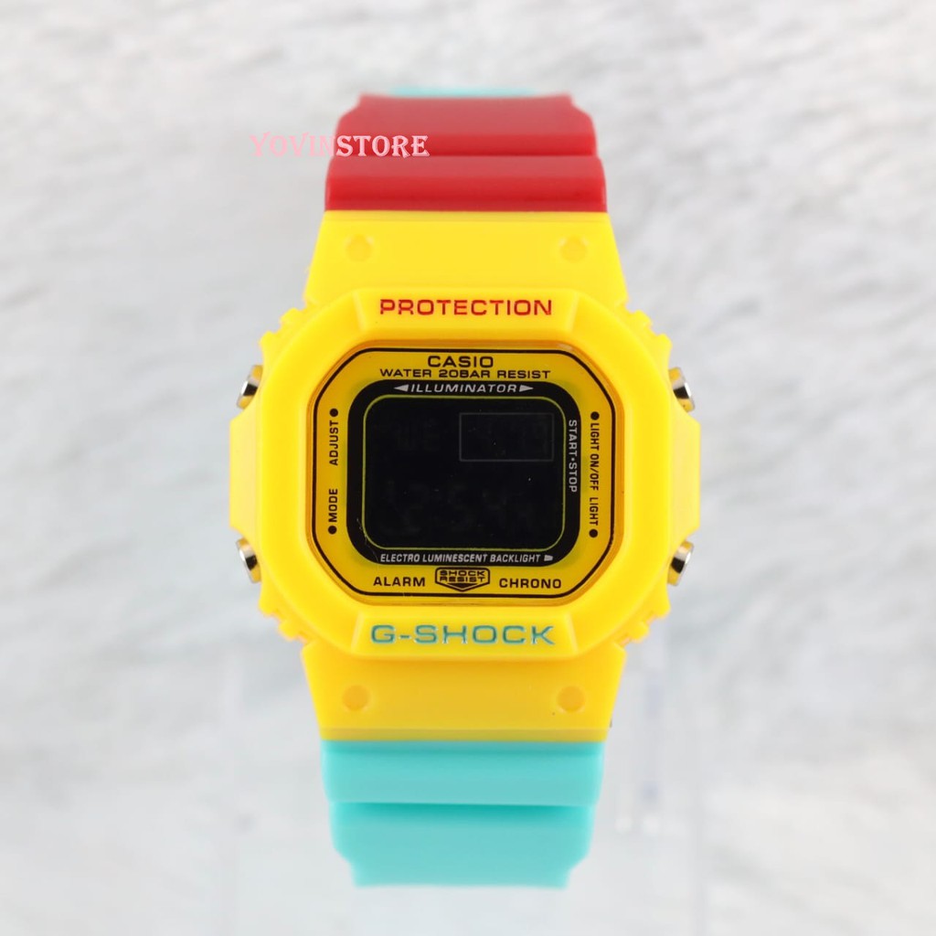 Jam Tangan Digital Gshock casio Gls5600 Pelangi