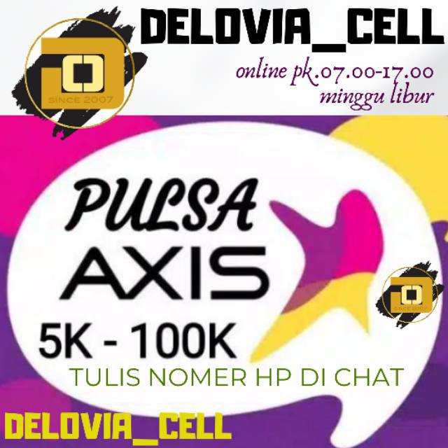 Pulsa Axis Xl 5rb 25rb Murah Cepat Menambah Masa Aktif Axis Xl Shopee Indonesia