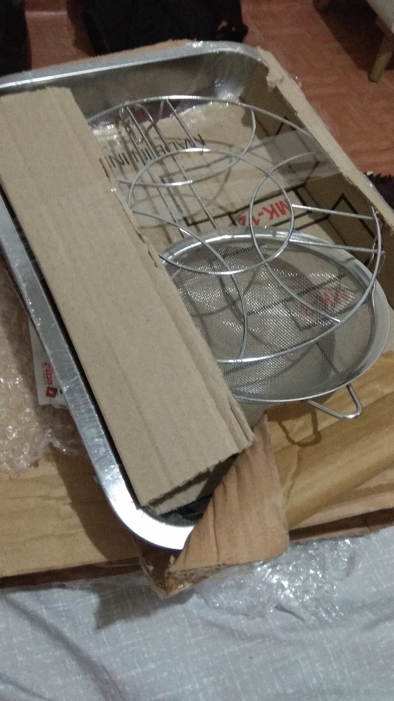 555 Baking Tray Loyang Segi Nampan Baki Stainless Stenles Uk 36