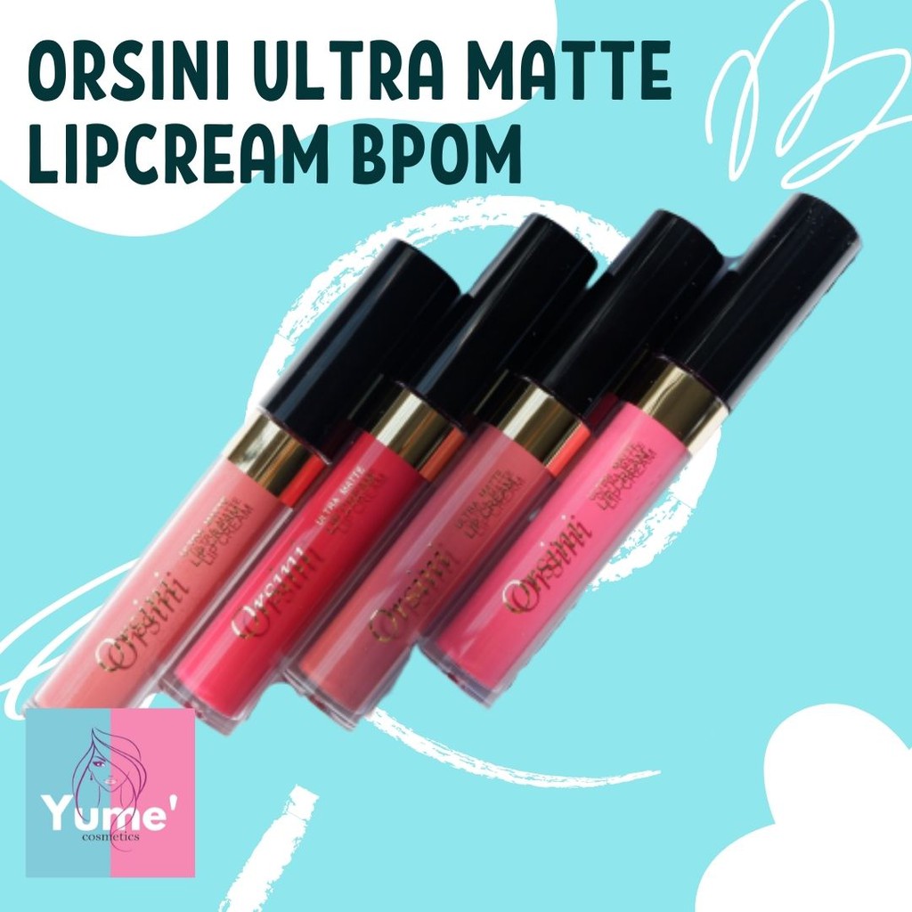 ORSINI ULTRA MATTE LIPCREAM  (✔️BPOM)