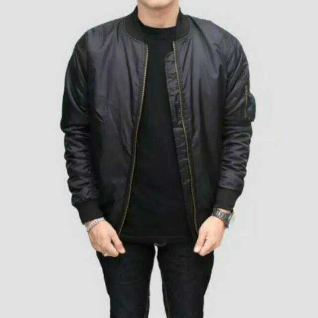 Jaket bomber bgsr polos