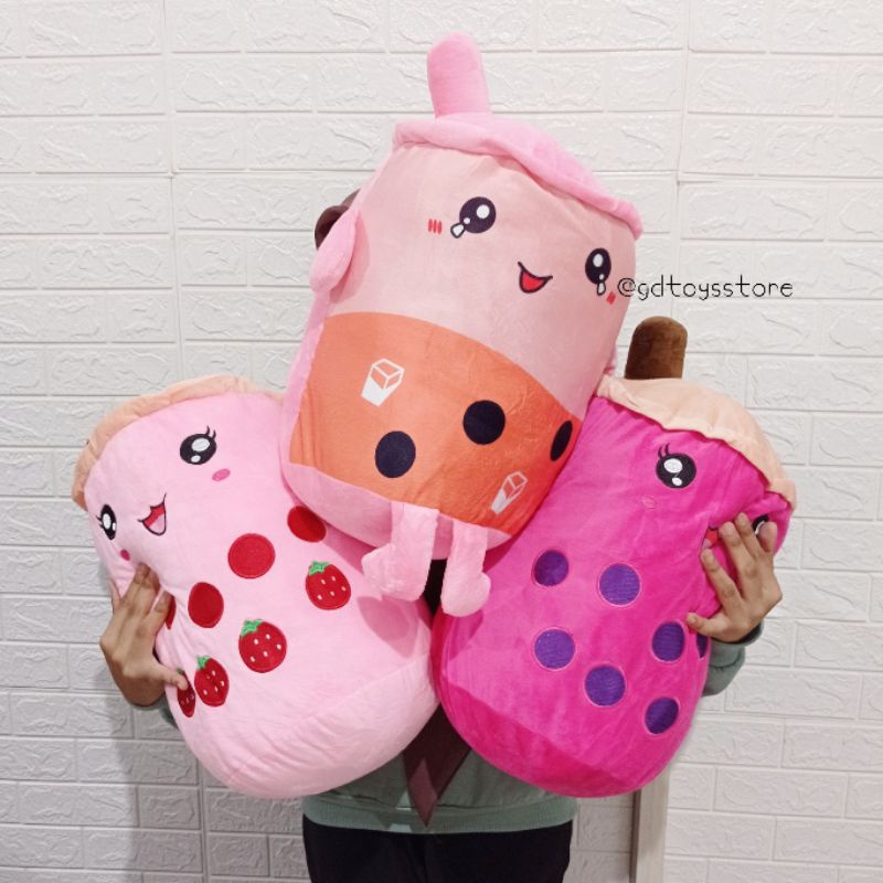 BANTAL BONEKA BOBA JUMBO POLOS BT21 40CM