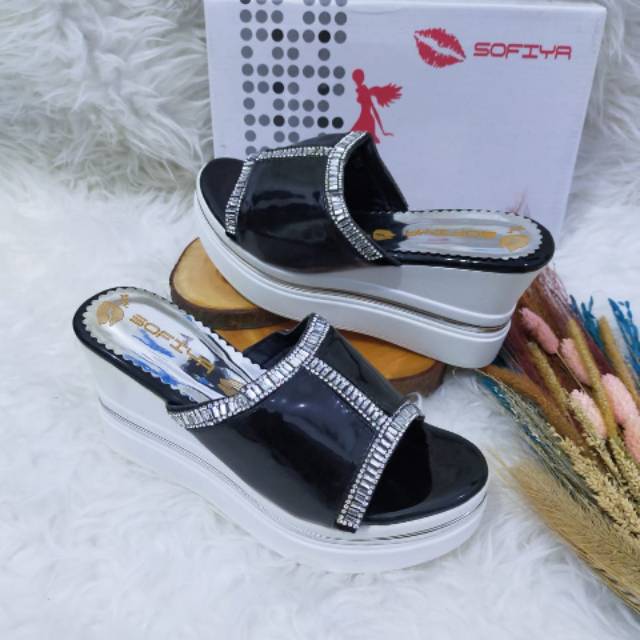 SANDAL WANITA WEDGES SOFIYA IMPORT