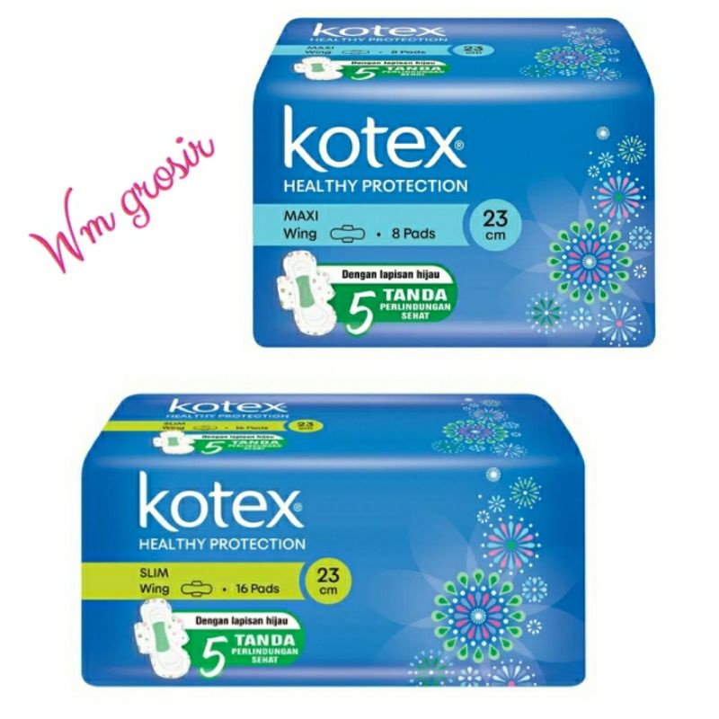 Kotex Healthy Protection Maxi / Slim Wing 23cm