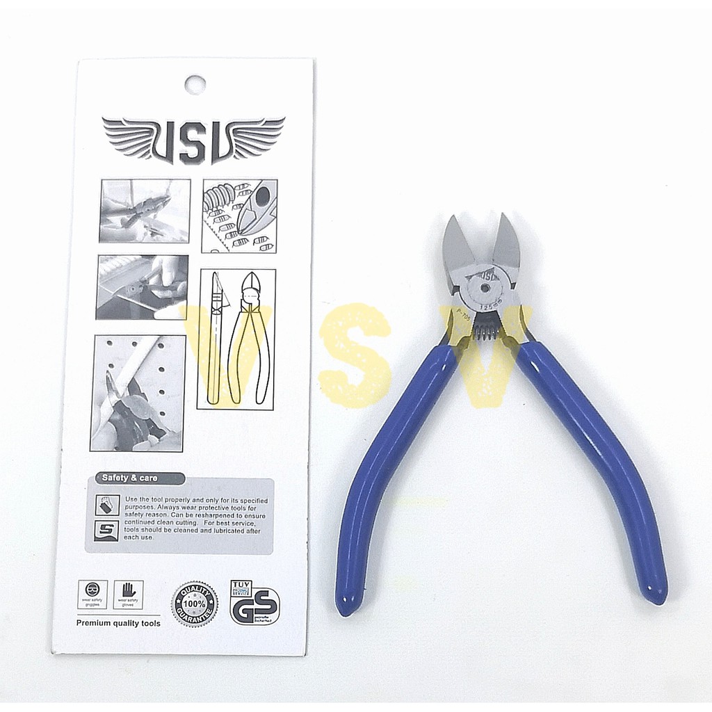 VSV PLASTIC cutting plier 5&quot; / tang potong 5&quot; / side cutting plier