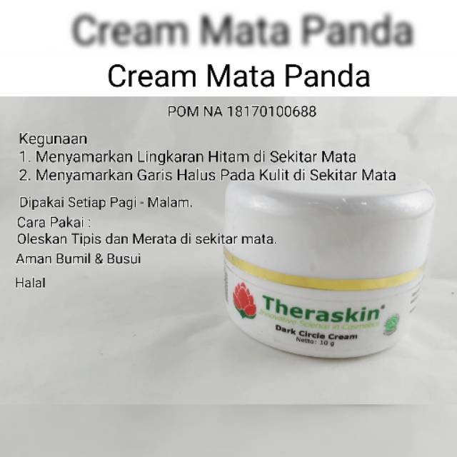 Cream Mata Panda / Cream Mata / Krim Mata / Cream Mata Hitam / Cream Mata Theraskin