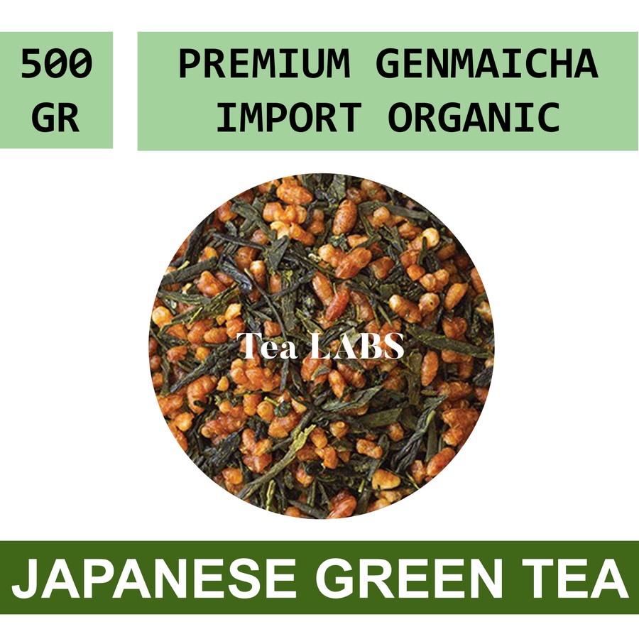 

Teh Hijau Jepang Genmaicha Premium Organik Kiloan 500 GRAM