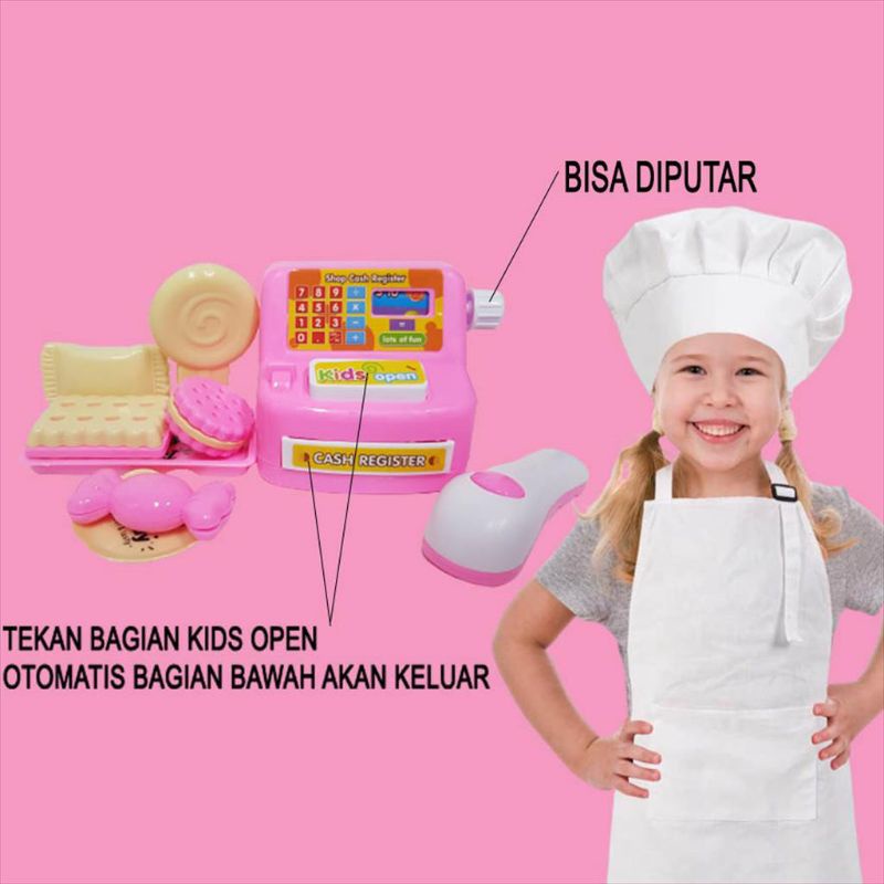 MAINAN KASIR KASIRAN LK16 MAINAN KASIR KASIRAN MINI