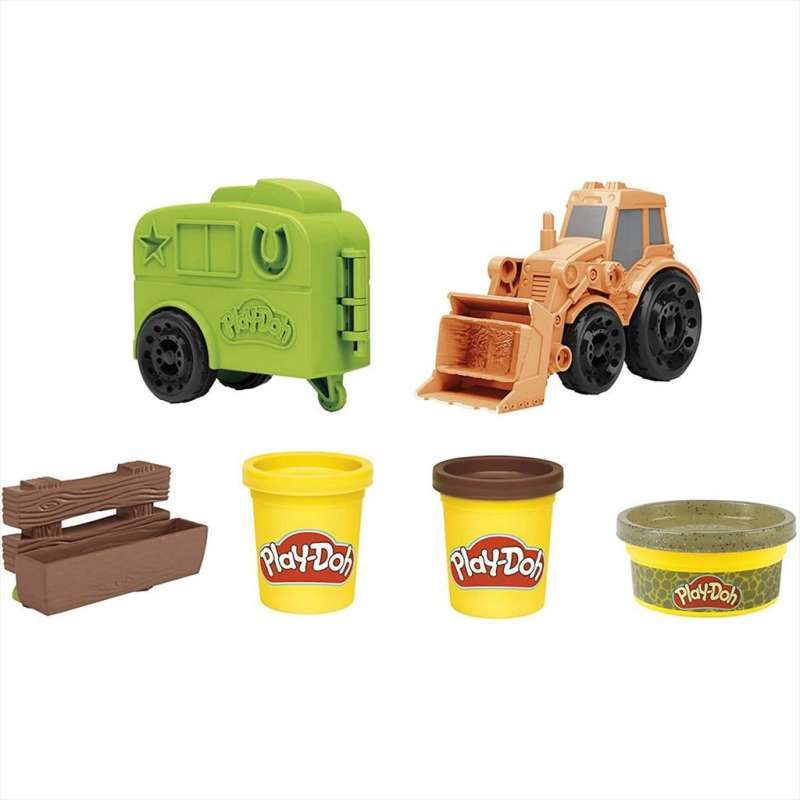 PLAY-DOH Wheels Tractor Farm Truck Hasbro F1012 Playdoh