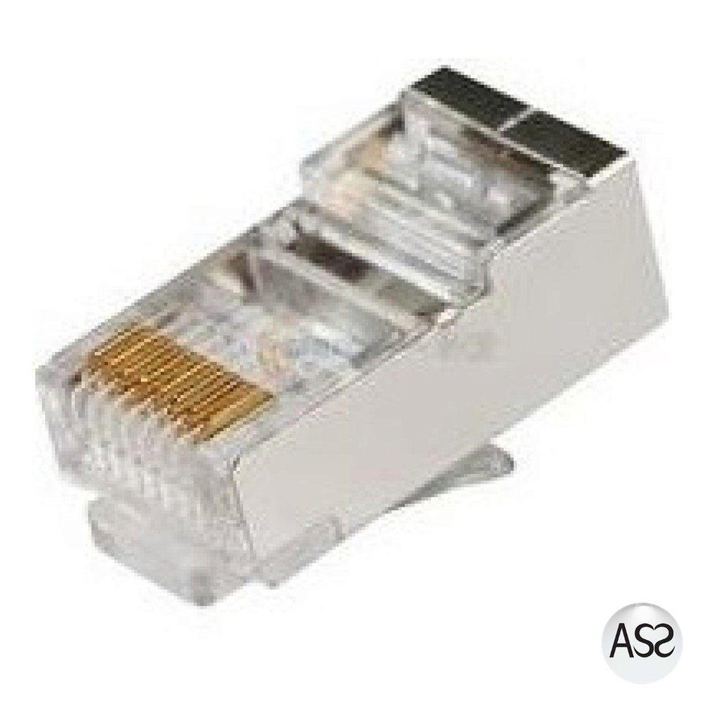 ASS Shop - Kepala LAN RJ45 Cat5 Shielded 1PCS