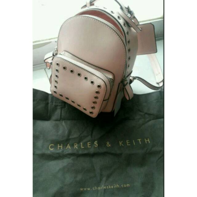 Ransel mini backpack Charles and keith Original
