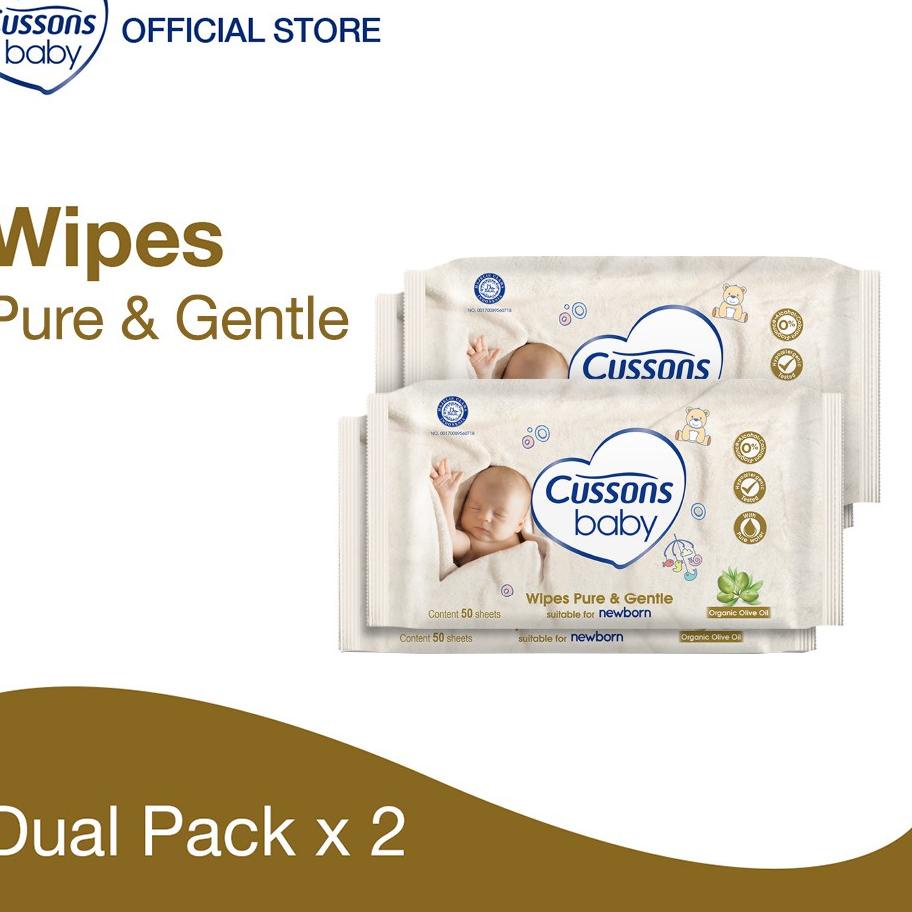 Cussons Baby Wipes BUY 1 GET 1 @45'Sheets