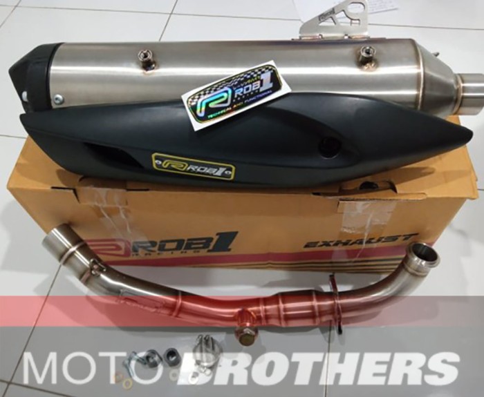 KNALPOT ROB1 ROB 1 BORE UP BOREUP NMAX AEROX 155 VVA