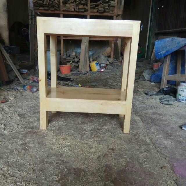 Meja akuarium 50x30x60cm juga menerima Custom.