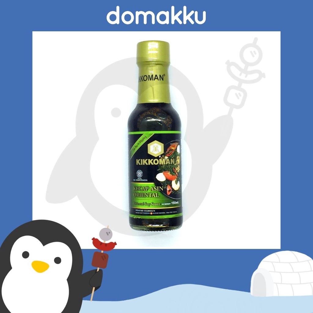 

Kikkoman Kecap Asin Oriental (Oriental Soy Sauce) 150gr, Saus Bumbu Masak Halal