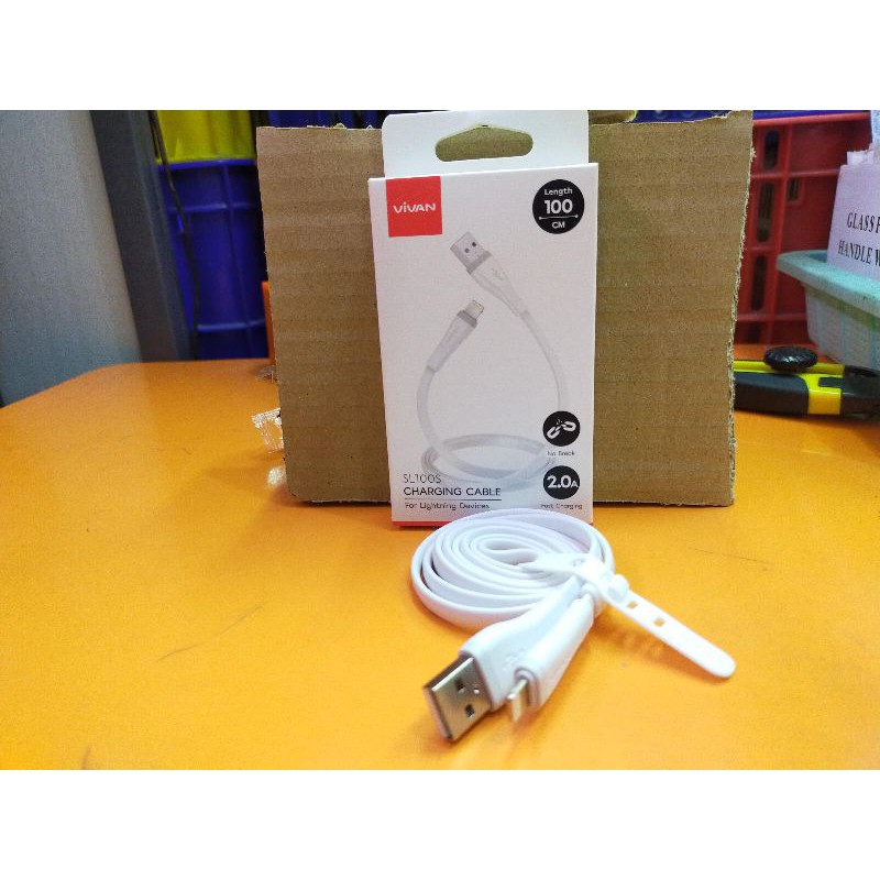 KABEL DATA VIVAN  LIGHTNING /IPHONE SL100S 2.0A