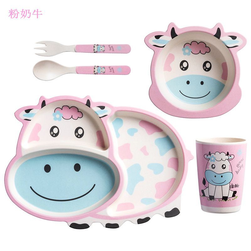 Piring Set Anak / Bamboo Kids Tableware II