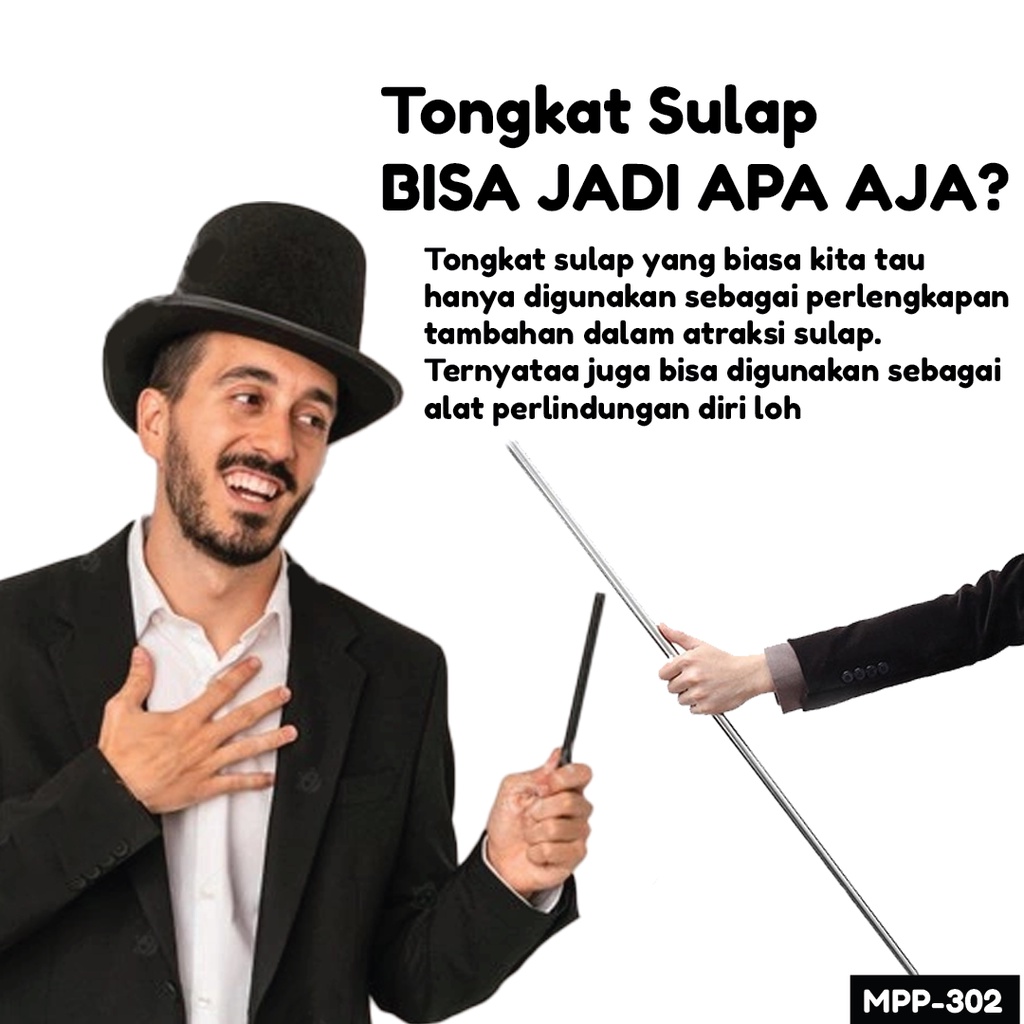 Tongkat Sulap Tongkat Ajaib tongkat sulap metal cane