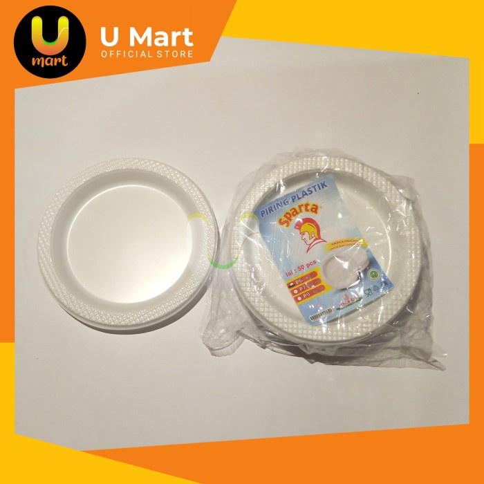 Piring Plastik Kecil P6 isi 50