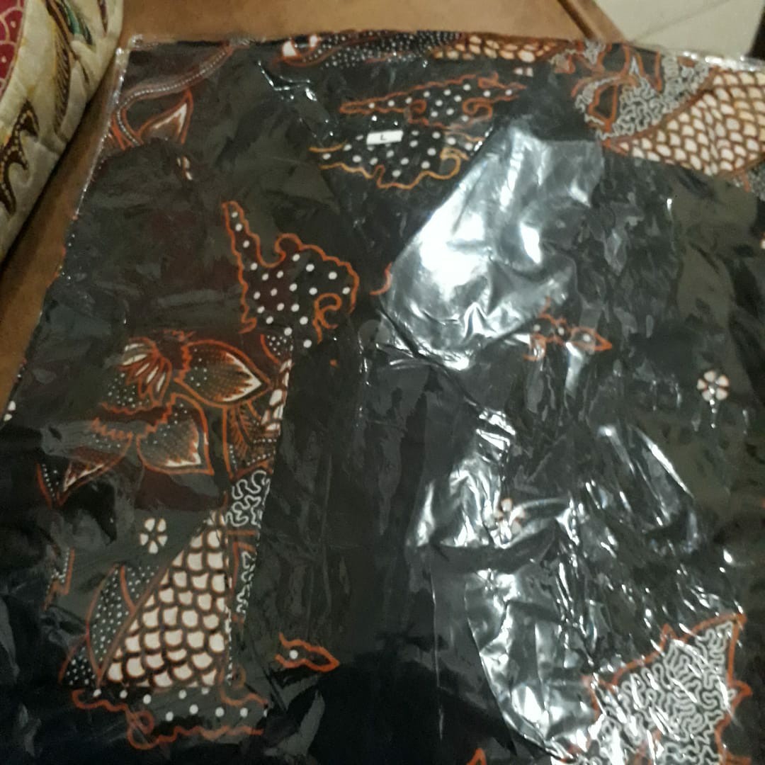 Ready Stok Size S.m.l.xl Xxl Kemeja Batik Motif Naga Keren News Foto Real Pict Asli 100% Sayfuul