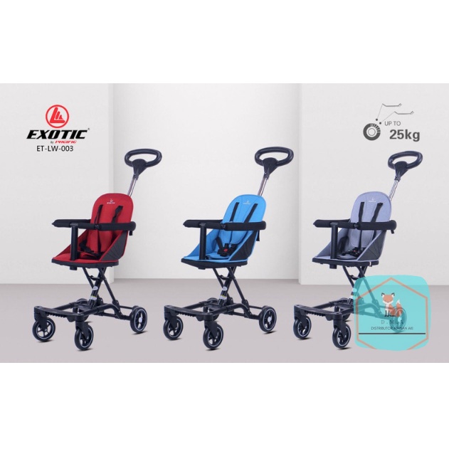 Stroller Lipat Praktis Baby Folding Stroller Exotic LW 003