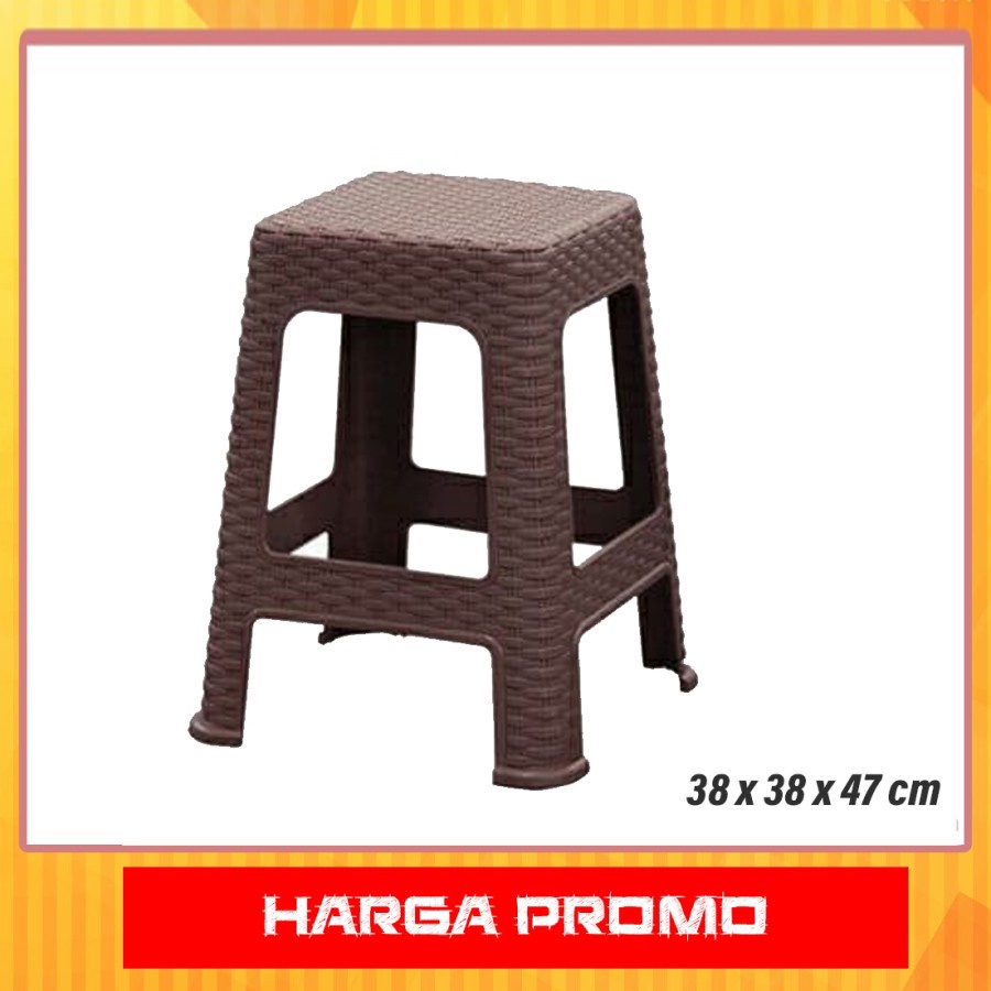 Kursi Plastik Bakso Rotan OLYMPLAST