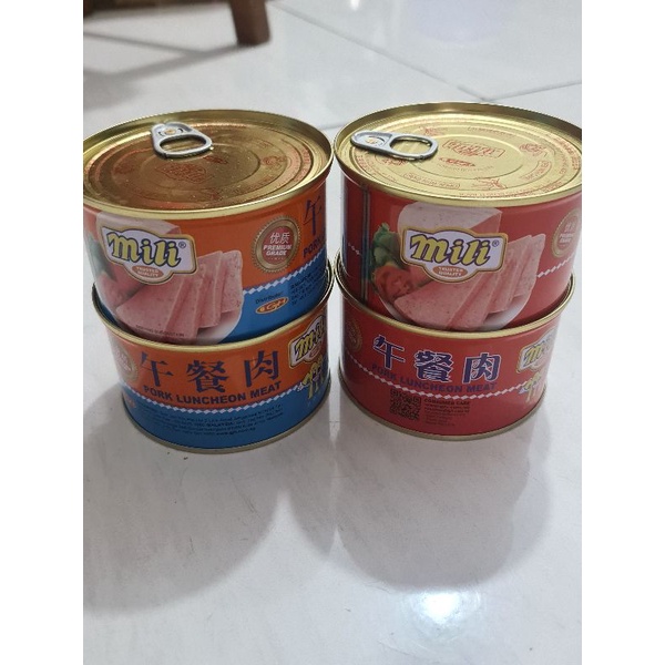 

mili luancheon pork canned meat 497 gram