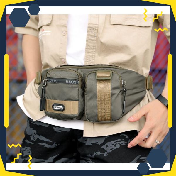 WaistBag Tas Selempang Anti Air HAOSHUAI 1700-4 ORIGINAL