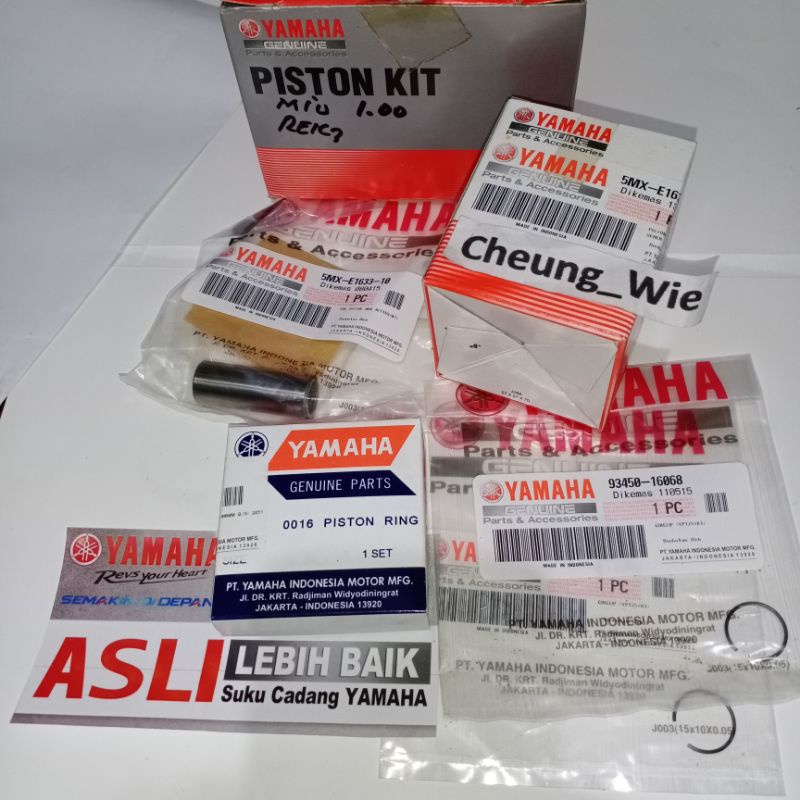 5MXE163040 Ring & Piston Kit OS 100 yamaha mio sporty - Mio soul Karburator ori YGP